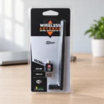 Adaptador Wi-Fi USB MBtech GB54453 na embalagem sobre uma mesa