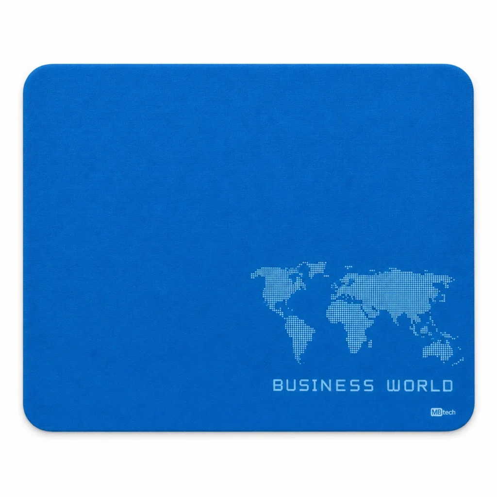 Mouse pad MBtech GB54196 Business World na cor azul